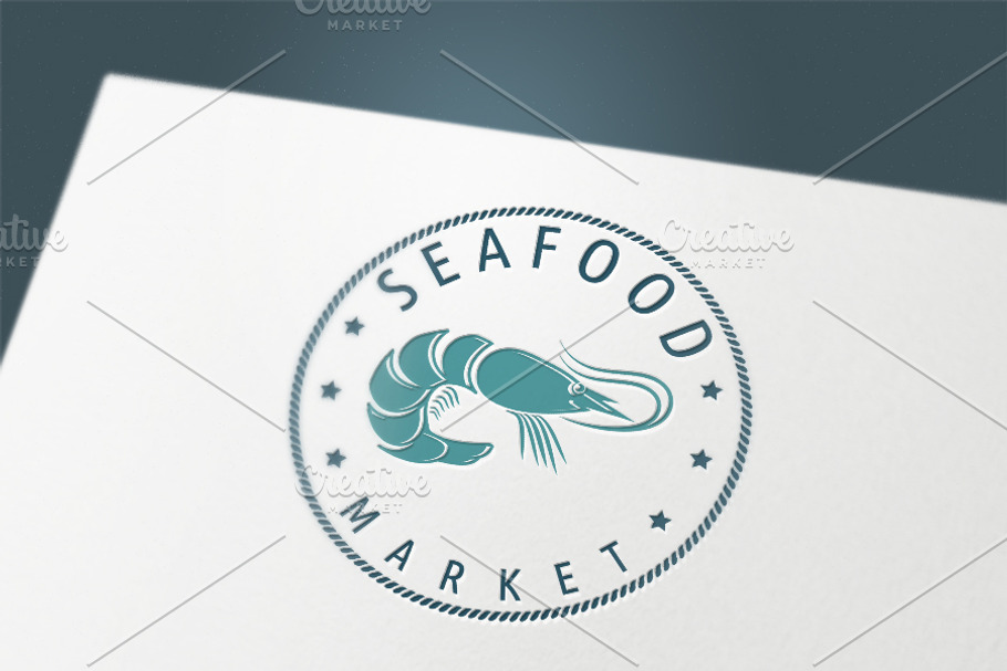 labels for sea food in Logo Templates - product preview 8