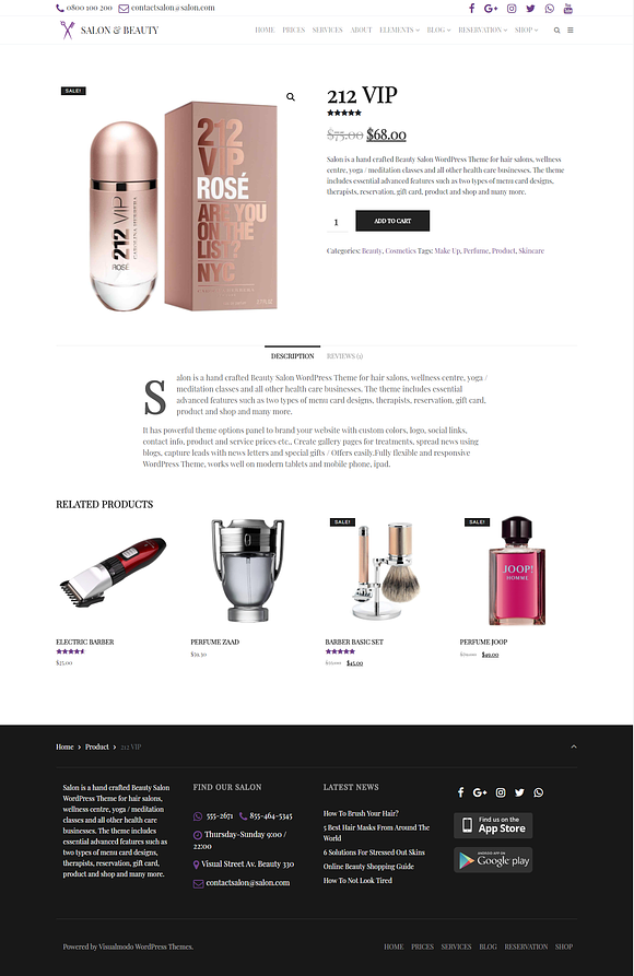 Salon - Beauty WordPress Theme in WordPress Business Themes - product preview 15