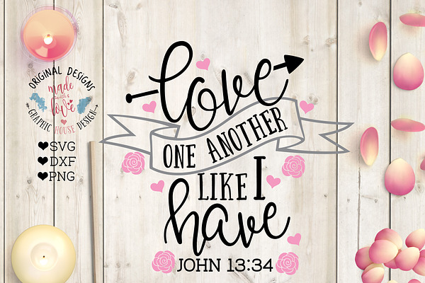 Love One Another Cut File Printable