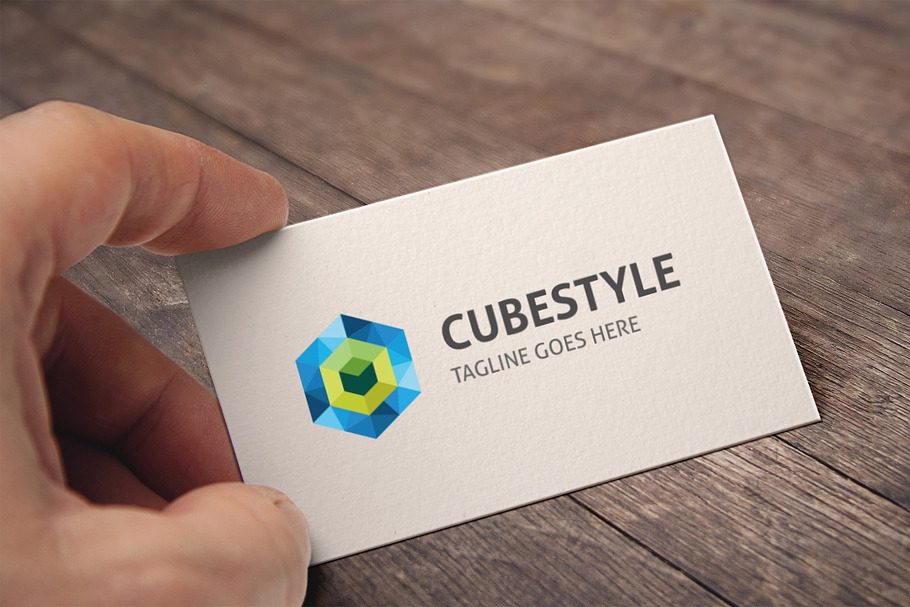 Cube Style Logo in Logo Templates - product preview 8
