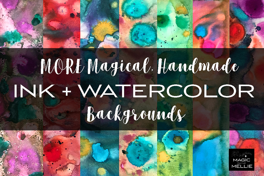 MORE Magical Handmade Ink+Watercolor in Textures - product preview 8