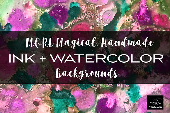 MORE Magical Handmade Ink+Watercolor in Textures - product preview 2
