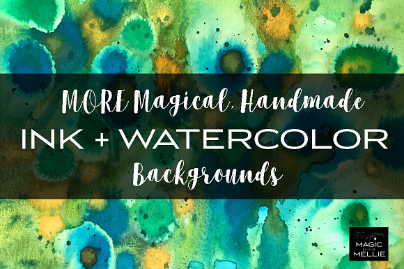 MORE Magical Handmade Ink+Watercolor in Textures - product preview 4