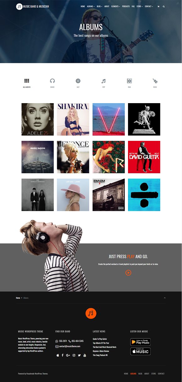 Music Band & Musician WP Theme in WordPress Business Themes - product preview 9