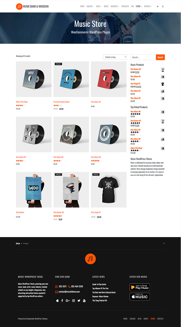 Music Band & Musician WP Theme in WordPress Business Themes - product preview 13