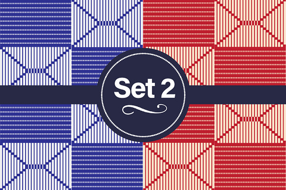 Vectorized Kente Patterns Set 2 in Patterns - product preview 1