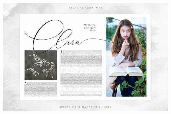 Salma Alianda - Elegant Font Script in Comic Sans Fonts - product preview 6