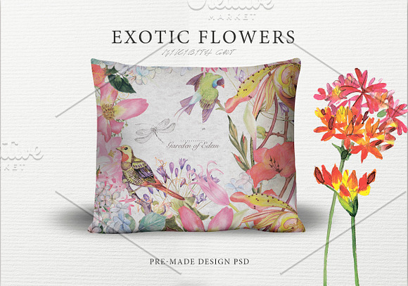 BEST SPRING FLOWERS in Illustrations - product preview 14