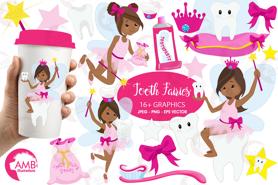 Tooth Fairies AMB-1134 in Illustrations - product preview 8