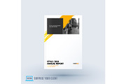 Abstract design of business vector brochure, template cover