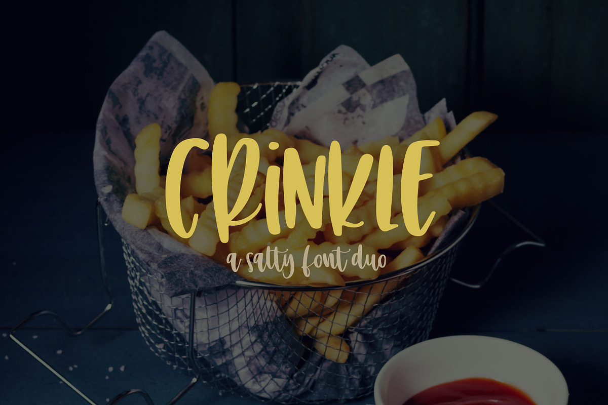 Crinkle - Bonus Script in Display Fonts - product preview 8