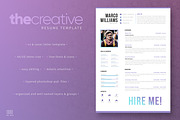 Creative Resume / CV Template
