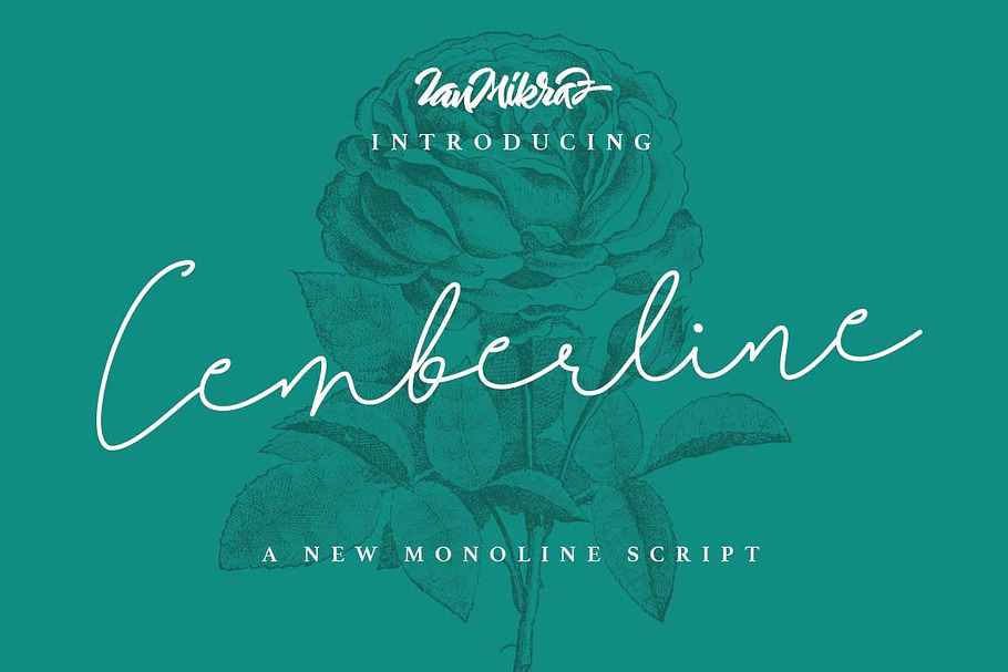 Cemberline Typeface in Script Fonts - product preview 8