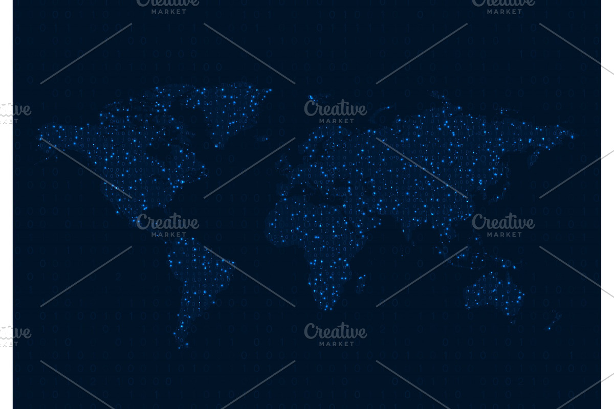 World Map. Data visualization. in Illustrations - product preview 8