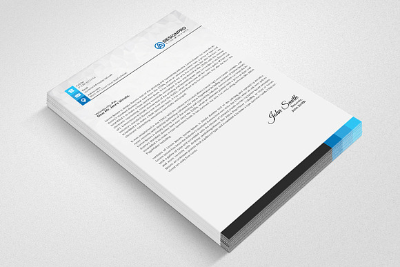Professional Letter Head ( Word ) in Stationery Templates - product preview 1
