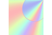Hologram gradient backgrounds. Colorful holographic abstract vector.