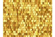 Gold texture round pattern bright abstract background