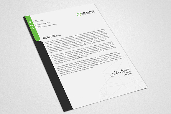 Letterhead Print Templates with Word in Stationery Templates - product preview 2