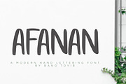 AFANAN - Handmade Font