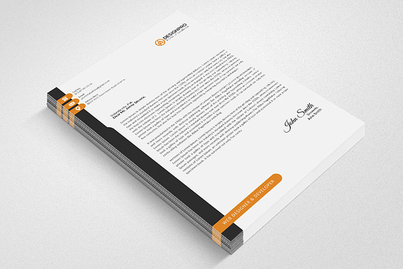 Letterhead Template with Word Format in Stationery Templates - product preview 1