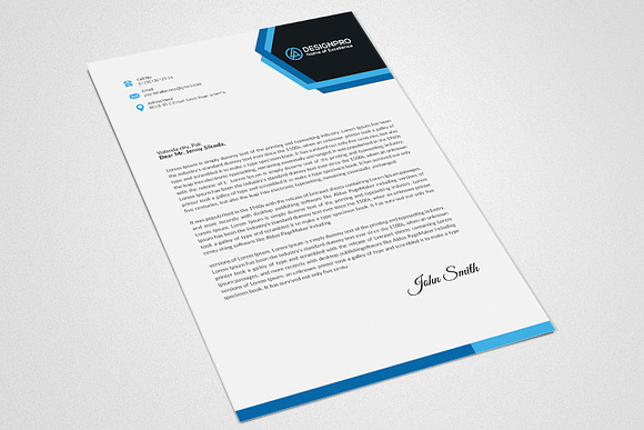 Letterhead Templates in Stationery Templates - product preview 2