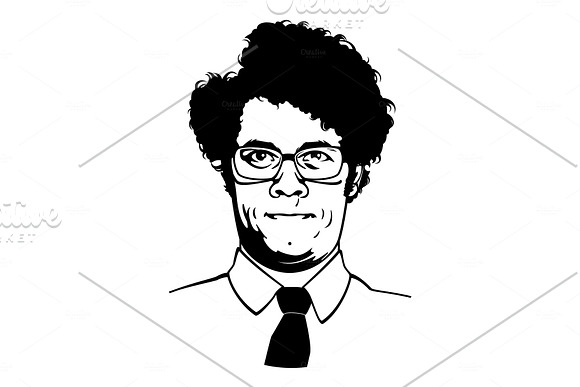 IT Crowd (Moss, Jen, Roy) in Illustrations - product preview 1