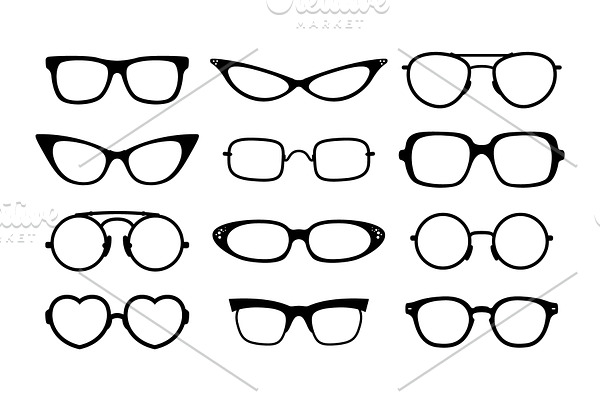 Vector eyeglasses