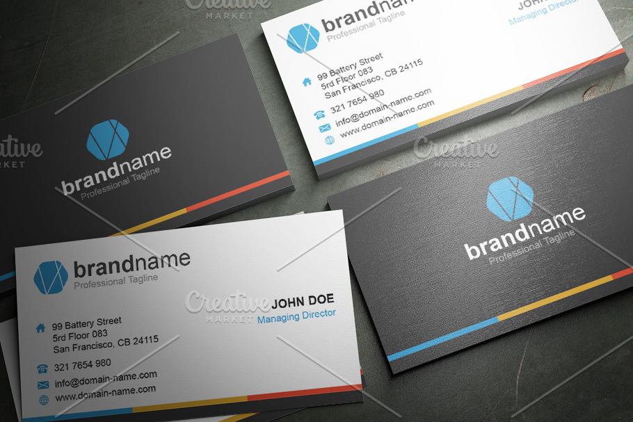 50 Corporate Timeless Business Card