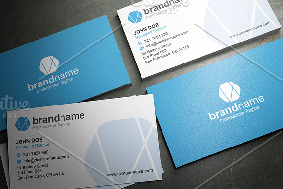 50 Corporate Timeless Business Card in Business Card Templates - product preview 3