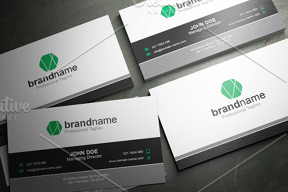 50 Corporate Timeless Business Card in Business Card Templates - product preview 6