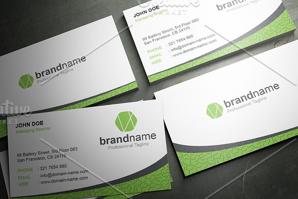 50 Corporate Timeless Business Card in Business Card Templates - product preview 8