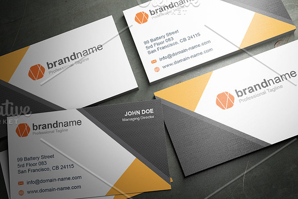 50 Corporate Timeless Business Card in Business Card Templates - product preview 12