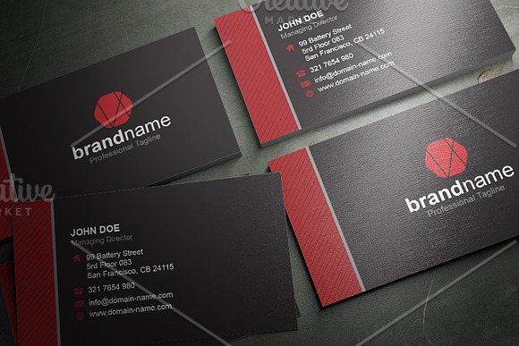 50 Corporate Timeless Business Card in Business Card Templates - product preview 14