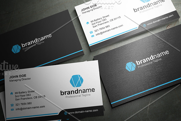 50 Corporate Timeless Business Card in Business Card Templates - product preview 16