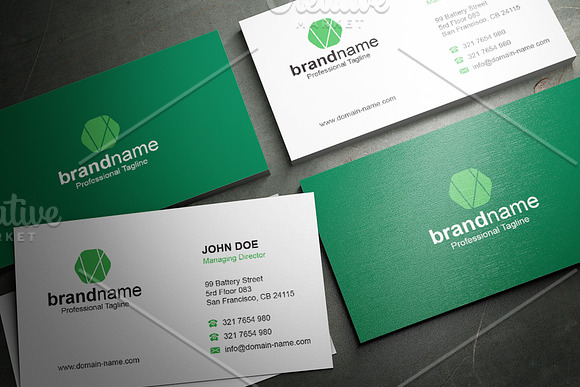 50 Corporate Timeless Business Card in Business Card Templates - product preview 19