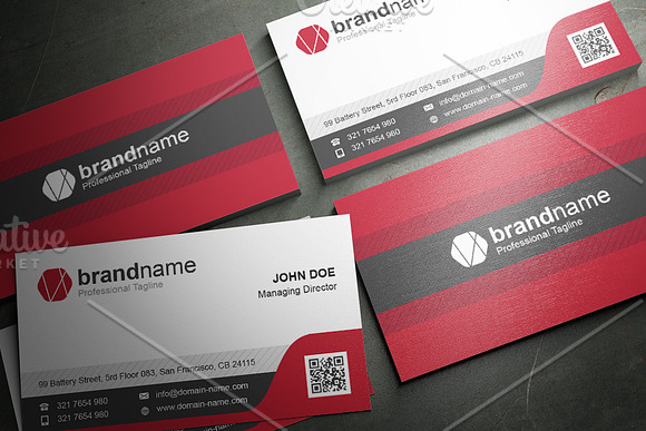 50 Corporate Timeless Business Card in Business Card Templates - product preview 20