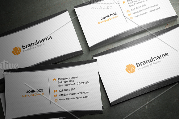 50 Corporate Timeless Business Card in Business Card Templates - product preview 21