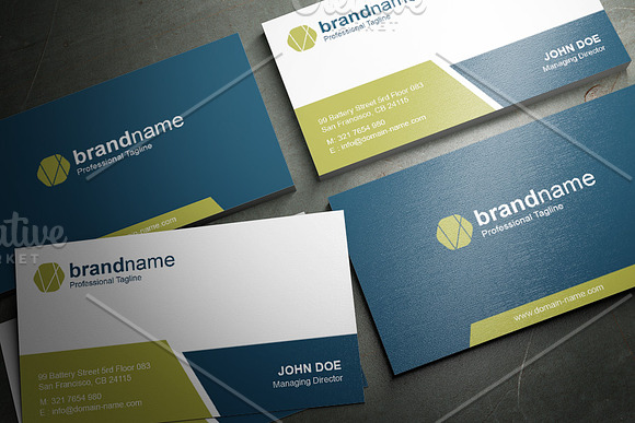 50 Corporate Timeless Business Card in Business Card Templates - product preview 22