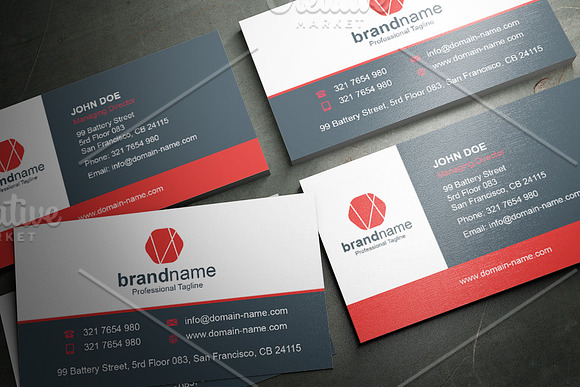 50 Corporate Timeless Business Card in Business Card Templates - product preview 23