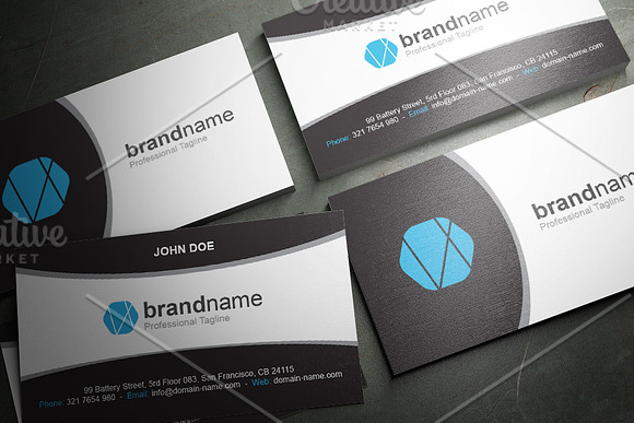 50 Corporate Timeless Business Card in Business Card Templates - product preview 24