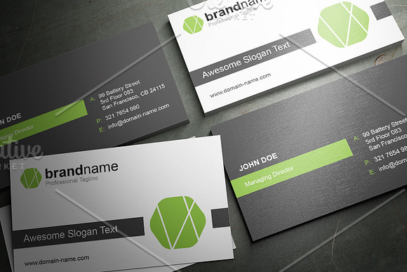 50 Corporate Timeless Business Card in Business Card Templates - product preview 26