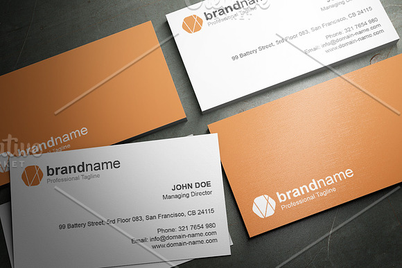 50 Corporate Timeless Business Card in Business Card Templates - product preview 33