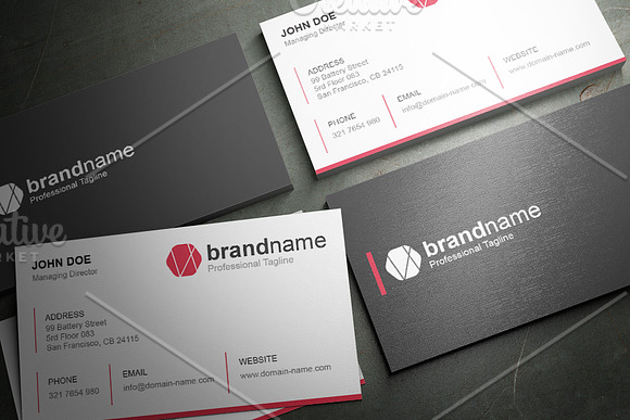 50 Corporate Timeless Business Card in Business Card Templates - product preview 35