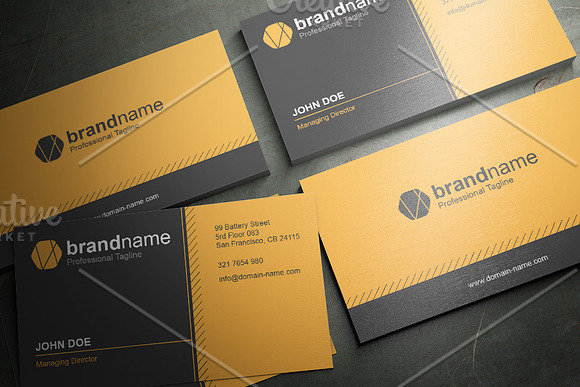 50 Corporate Timeless Business Card in Business Card Templates - product preview 36