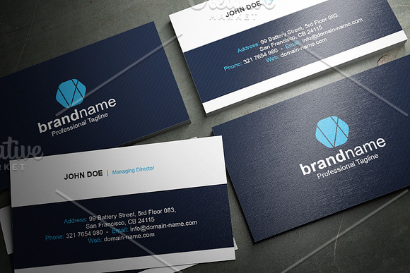 50 Corporate Timeless Business Card in Business Card Templates - product preview 39