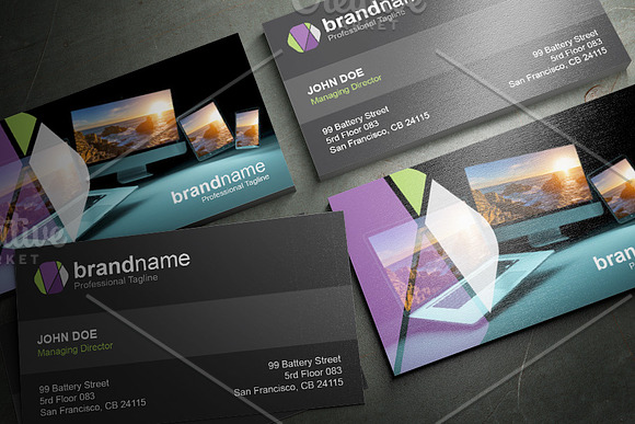 50 Corporate Timeless Business Card in Business Card Templates - product preview 43
