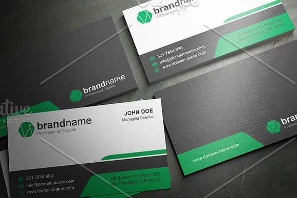 50 Corporate Timeless Business Card in Business Card Templates - product preview 45