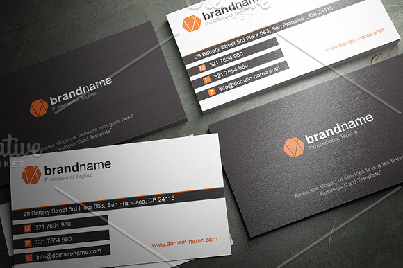 50 Corporate Timeless Business Card in Business Card Templates - product preview 47