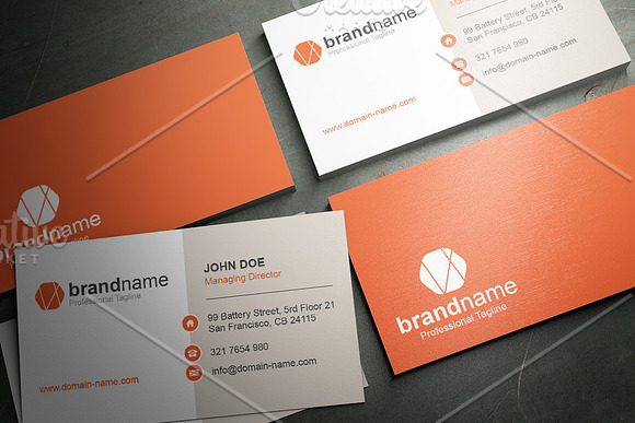 50 Corporate Timeless Business Card in Business Card Templates - product preview 48
