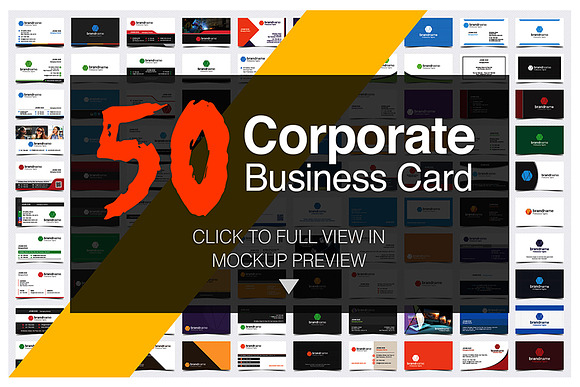 50 Corporate Timeless Business Card in Business Card Templates - product preview 50